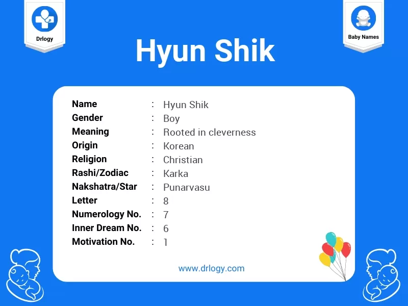 Hyun Shik Name Meaning